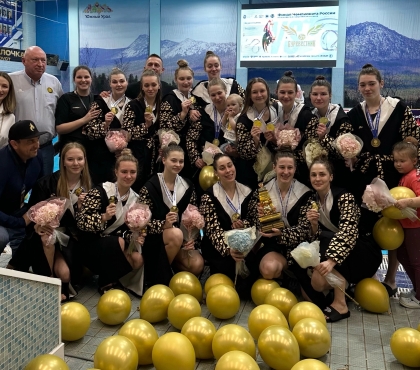 Южноуральские ватерполистки стали чемпионками России второй год подряд