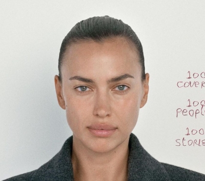 Ирина Шейк снялась без макияжа для обложки Vogue