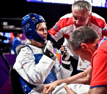 Белокурая красавица из Челябинска взяла серебро на чемпионате мира по тхэквондо
