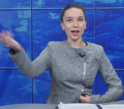 В студию троицкого телеканала залетела муха и чуть было не сорвала эфир