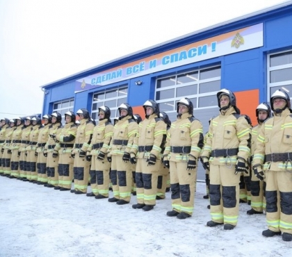 Возле поселков Западный и Белый хутор открыли пожарную часть на 65 бойцов