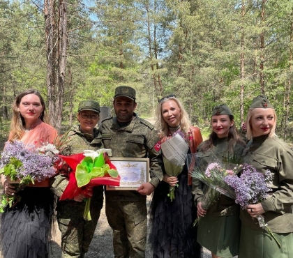 Южноуральские артисты провели девять выступлений перед бойцами в зоне СВО