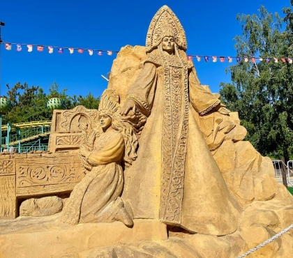 В челябинский горсад им. Пушкина вернутся песочные скульптуры