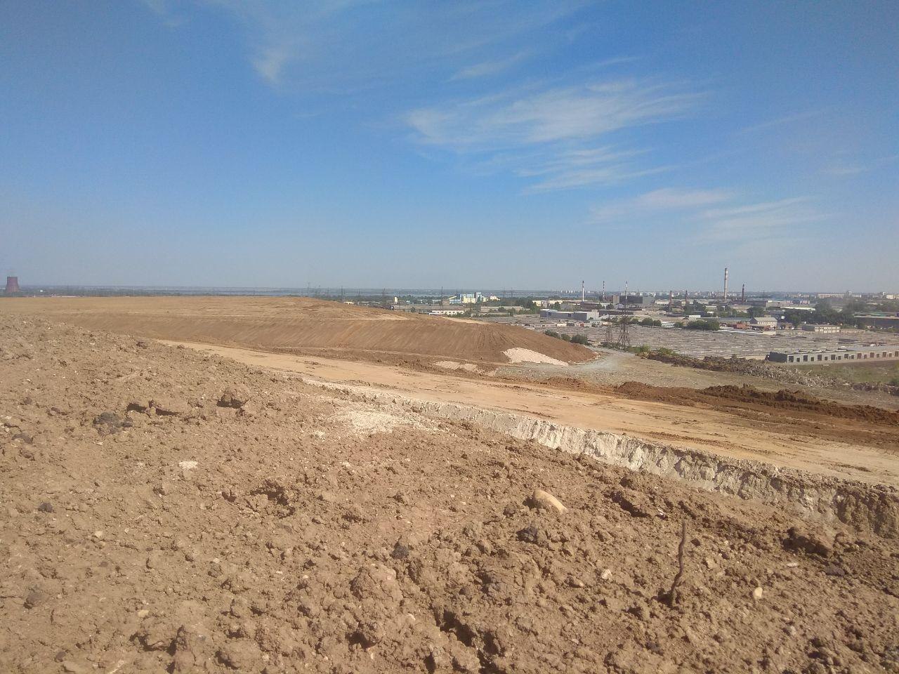 Свалка в Металлургическом районе летом 2020 года 