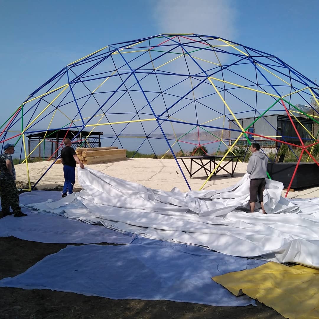 Купол для карантинного бассейна 