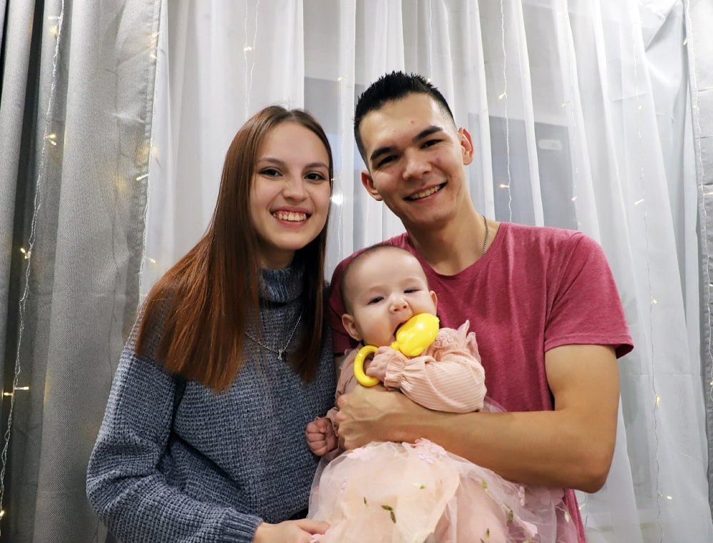 Молодая семья Вафиных из Магнитогорска